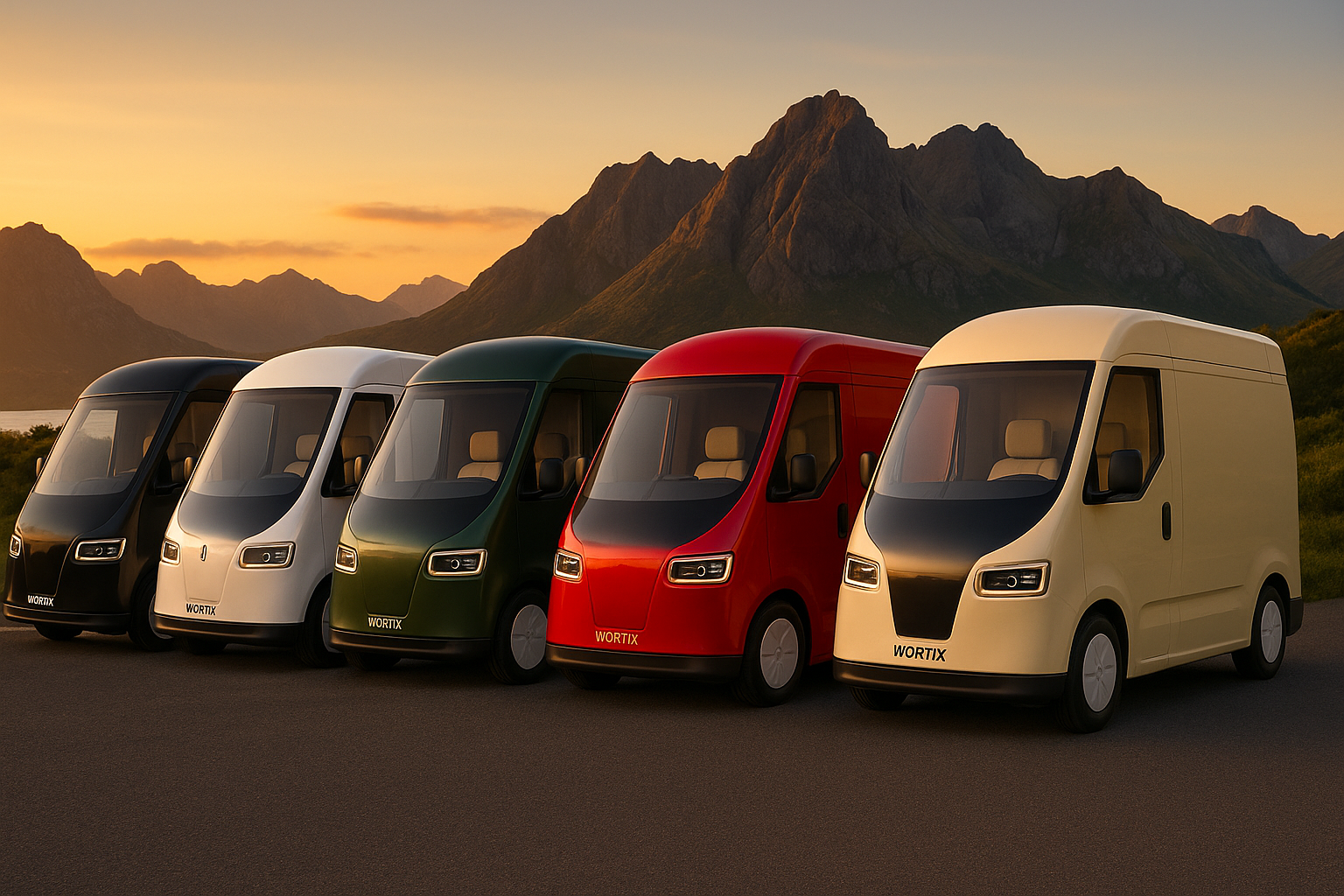 WORTIX commercial EV fleet lineup